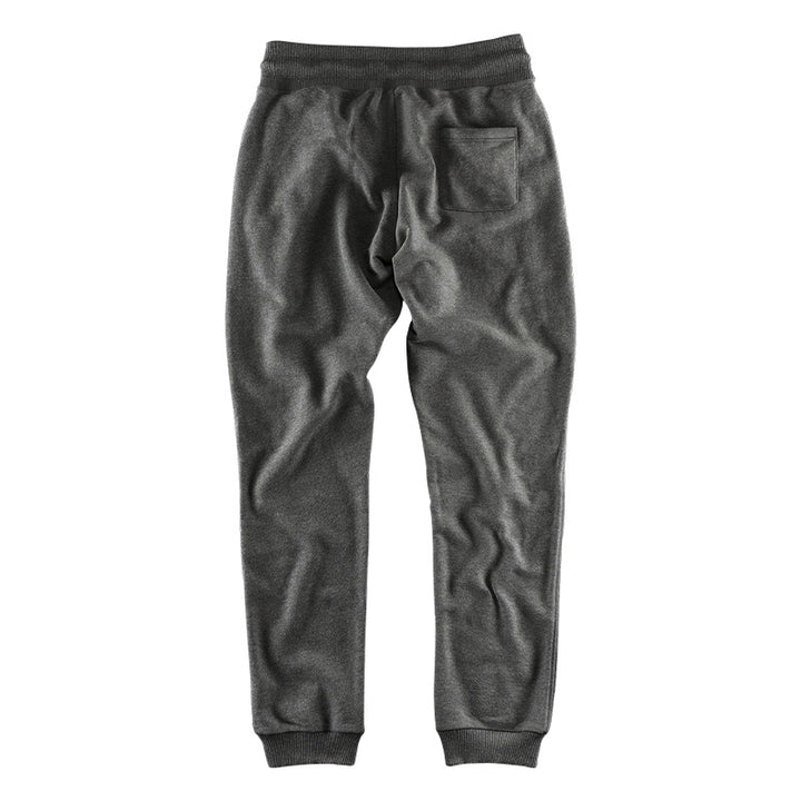 Herren nan Relax-Hose aus schwerem Sweat mit Kordelzug und geripptem Knöchelabschluss Drune