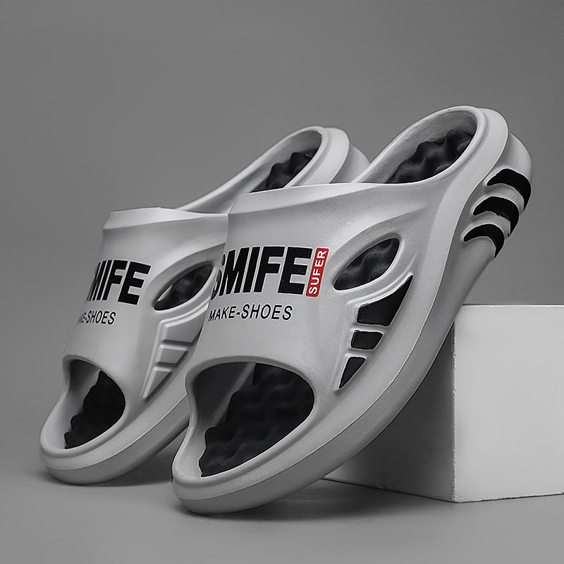 Herren Wellness-Badesandalen mit ergonomischem Design und Massagefunktion Drune