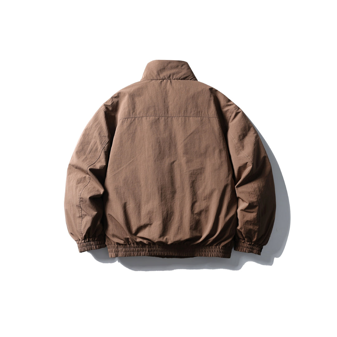 Herren Boxy Thermo‑Fieldjacke mit hohem Stehkragen und aufgesetzten Pattentaschen Drune
