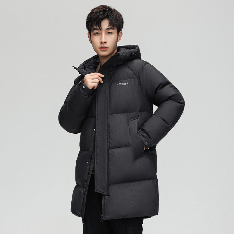Herren Lange Daunenjacke Drune