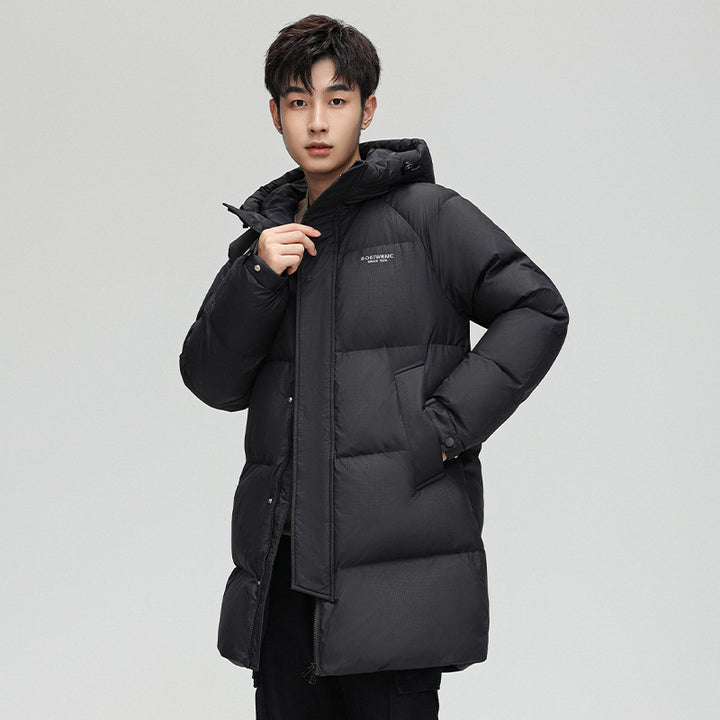 Herren Lange Daunenjacke Drune