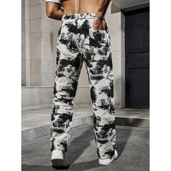 Herren Modische Freizeithose mit einzigartigem Grafikdruck Drune