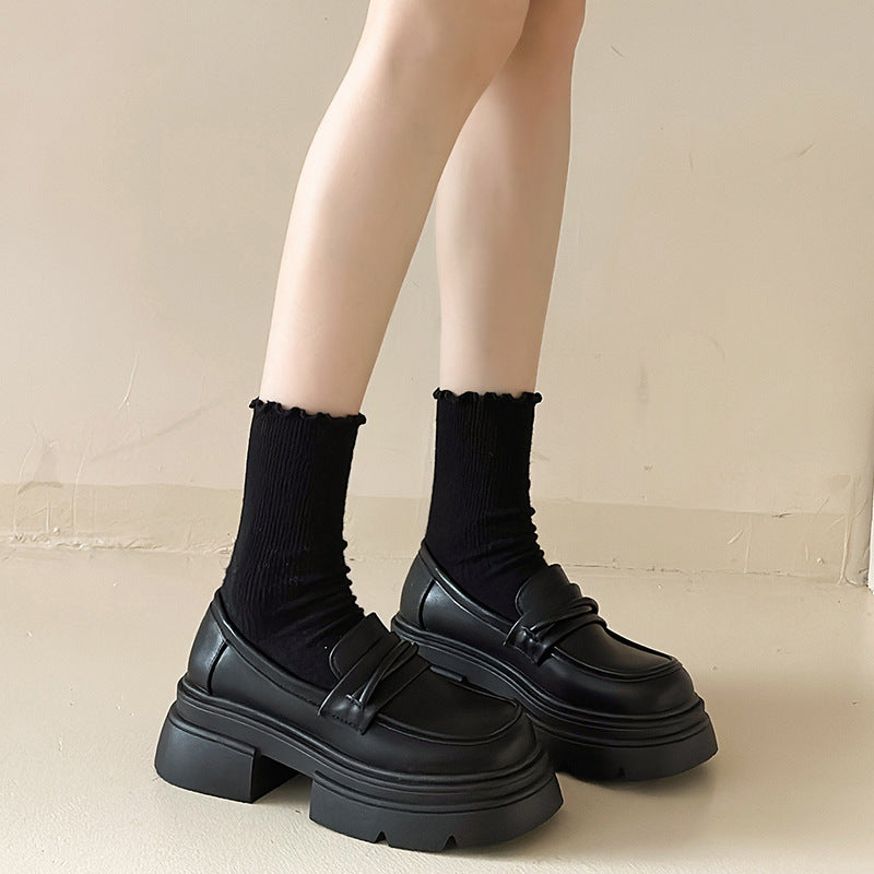 Damen Modische Lederslipper Drune