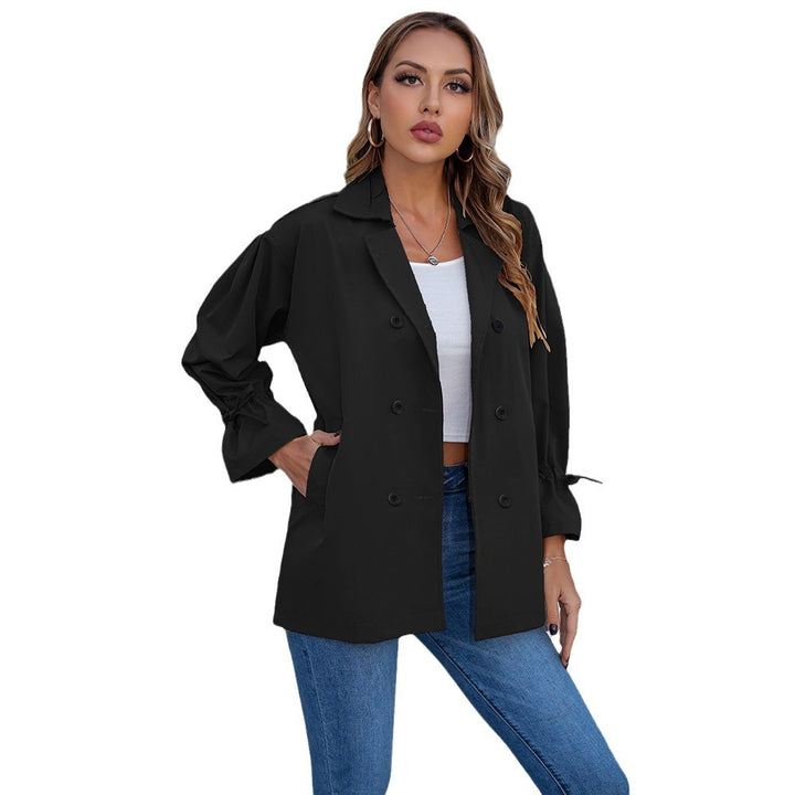 Damen Lässige und modische Utility-Jacke mit dekorativen Knöpfen Drune
