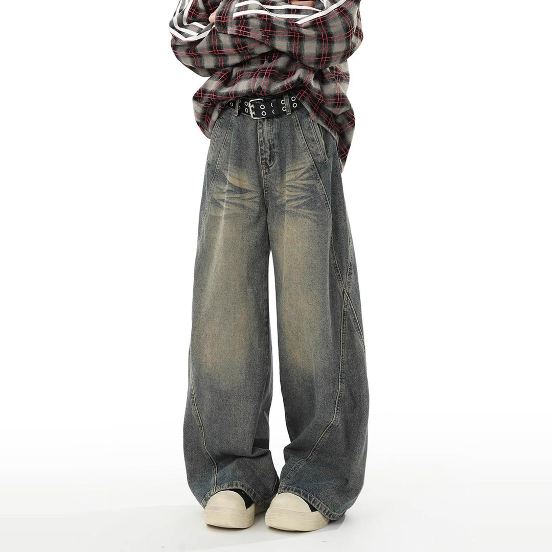 Damen Weitgeschnittene Jeans Drune