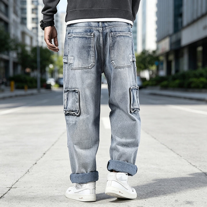 Herren Moderne Cargo-Jeans Drune