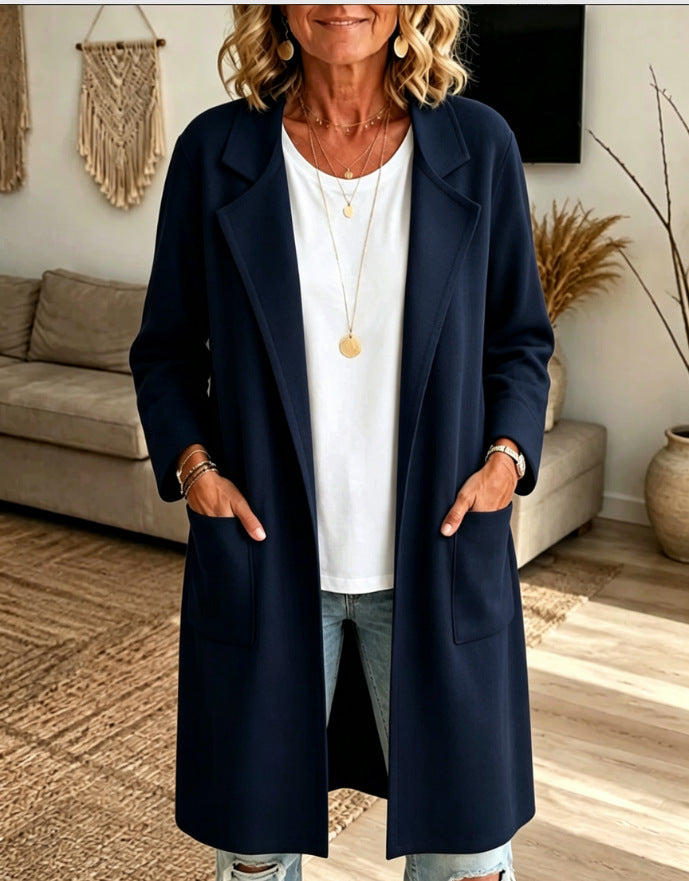 Damen Modischer Langer Cardigan Drune