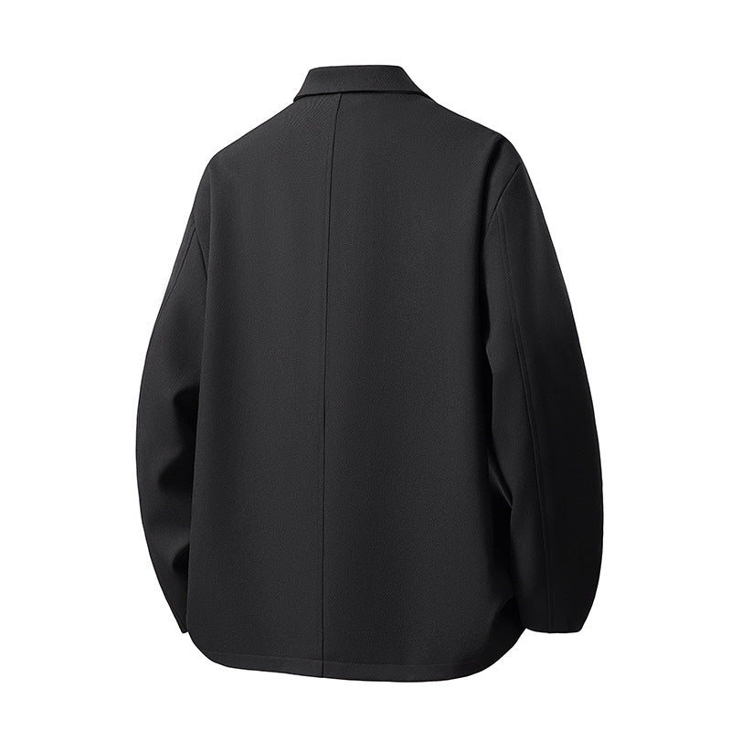 Herren Oversize-Sakko-Jacke mit legerer Overshirt-Silhouette Drune