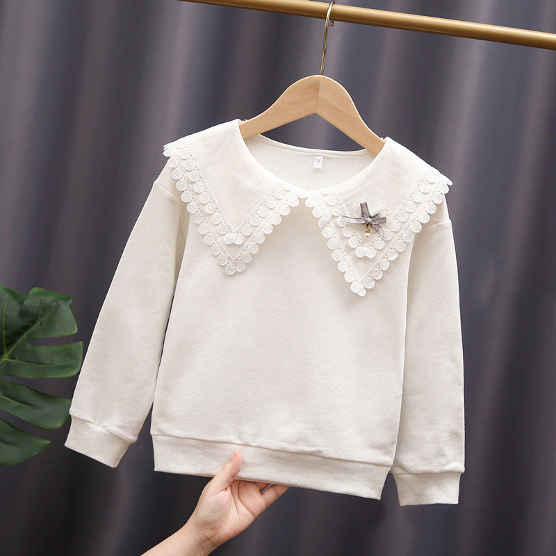 Damen Sweatshirt mit weitem Kragen Drune