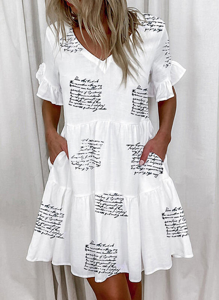Drune | Pendelkleid mit V-Ausschnitt