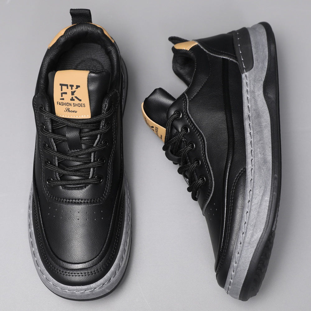 Herren Sportliche Leder Sneaker Drune