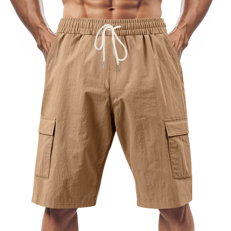 Herren Cargo-Shorts mit elastischem Bund und praktischen Seitentaschen Drune