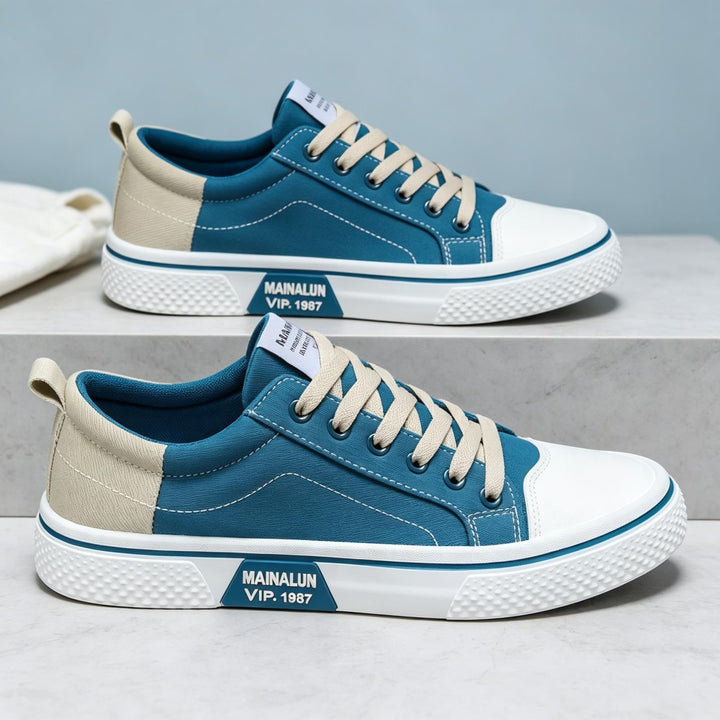 Herren Sportliche Sneakers mit kontrastierenden Einsätzen Drune