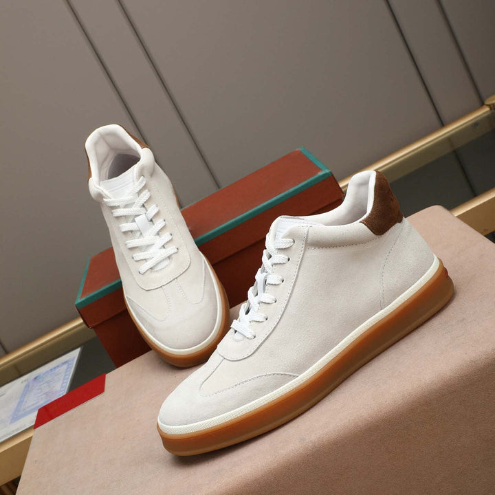 Damen Hochwertige Wildleder Sneakers mit komfortabler Dämpfung Drune