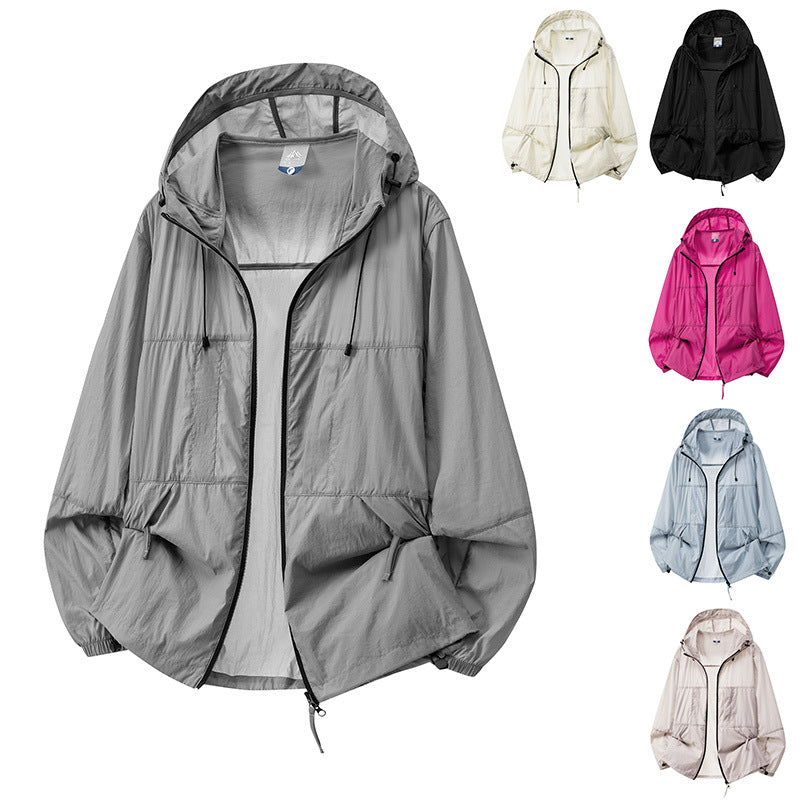 Herren Leichte Outdoor-Windjacke mit Kapuze Drune