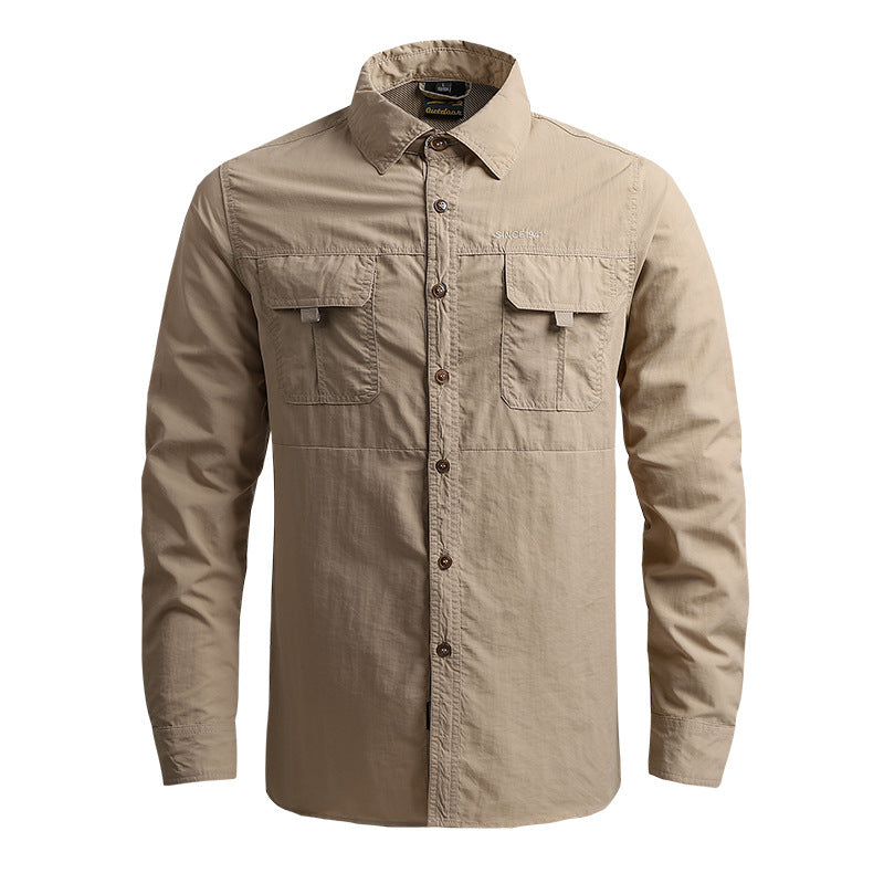 Herren Funktionales Outdoor-Hemd Drune