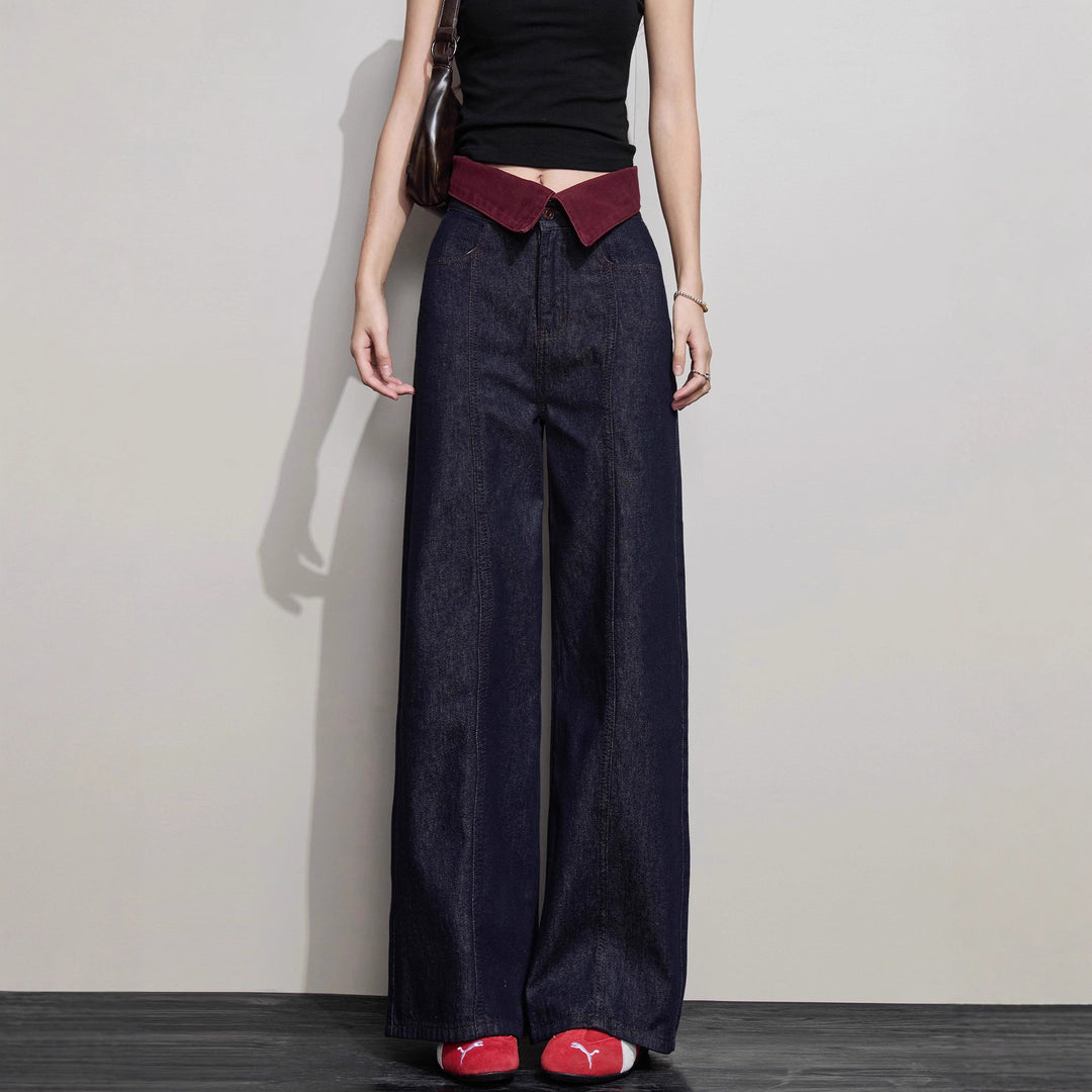 Damen Weit geschnittene Jeanshose Drune 1789268673