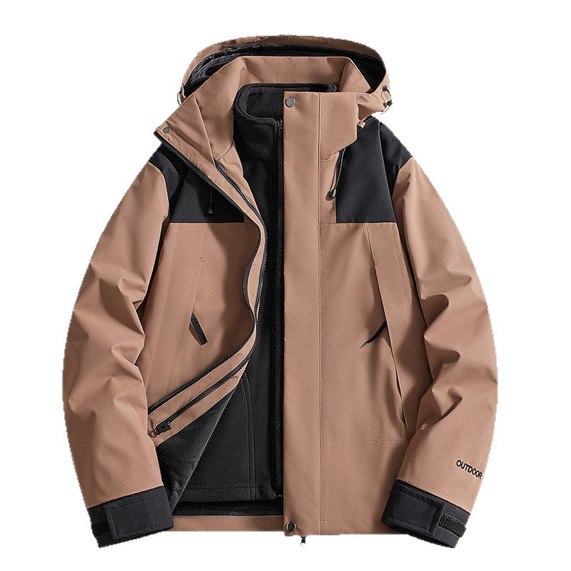 Damen Vielseitige Outdoorjacke mit abnehmbarer Fleece-Innenjacke und wasserdichter Membran Drune
