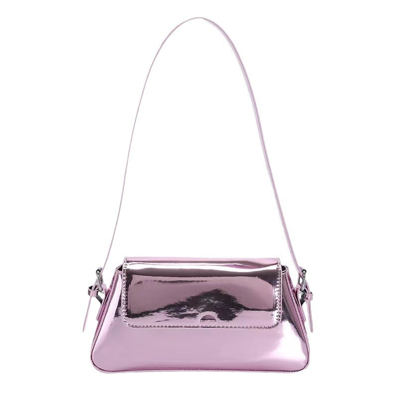 Damen Sleek Metallische Clutch Tasche Drune