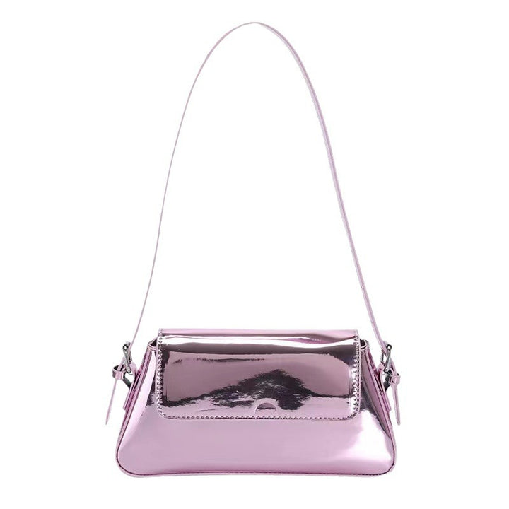 Damen Sleek Metallische Clutch Tasche Drune