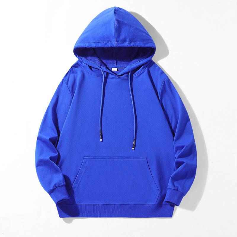 Unisex Oversize Kapuzenpullover aus schwerem Baumwollfleece mit Kängurutasche und verstellbarem Tunnelzug Drune