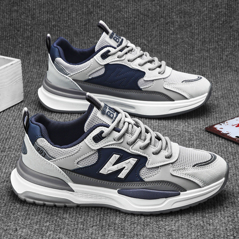 Herren Dämpfender Chunky-Laufschuh mit Mesh-Außenschicht und Komfortgedächtnis-Sohle Drune