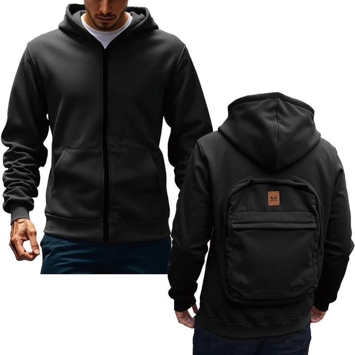 Herren Lässiger Kapuzenpullover mit praktischen Taschen Drune