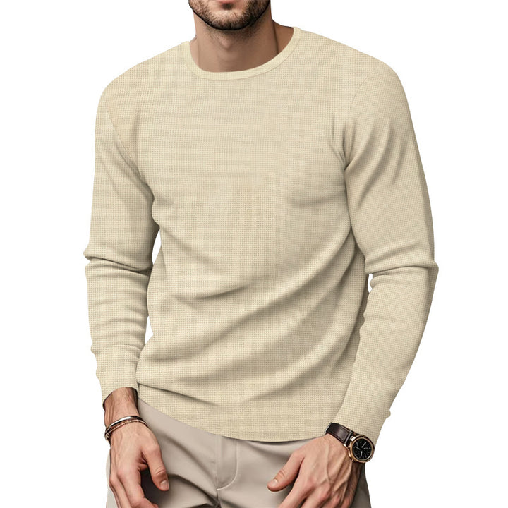 Herren Langarmshirt im strukturierten Design Drune