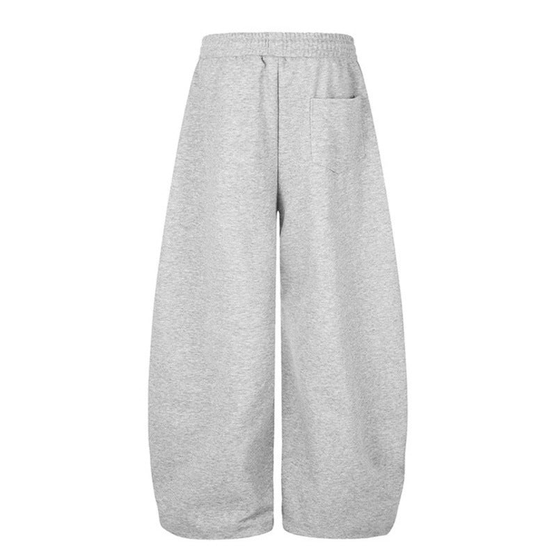Damen Culotte-Sweathose mit weitem Palazzo-Schnitt, Komfortbund und laserperforiertem Logoprint Drune