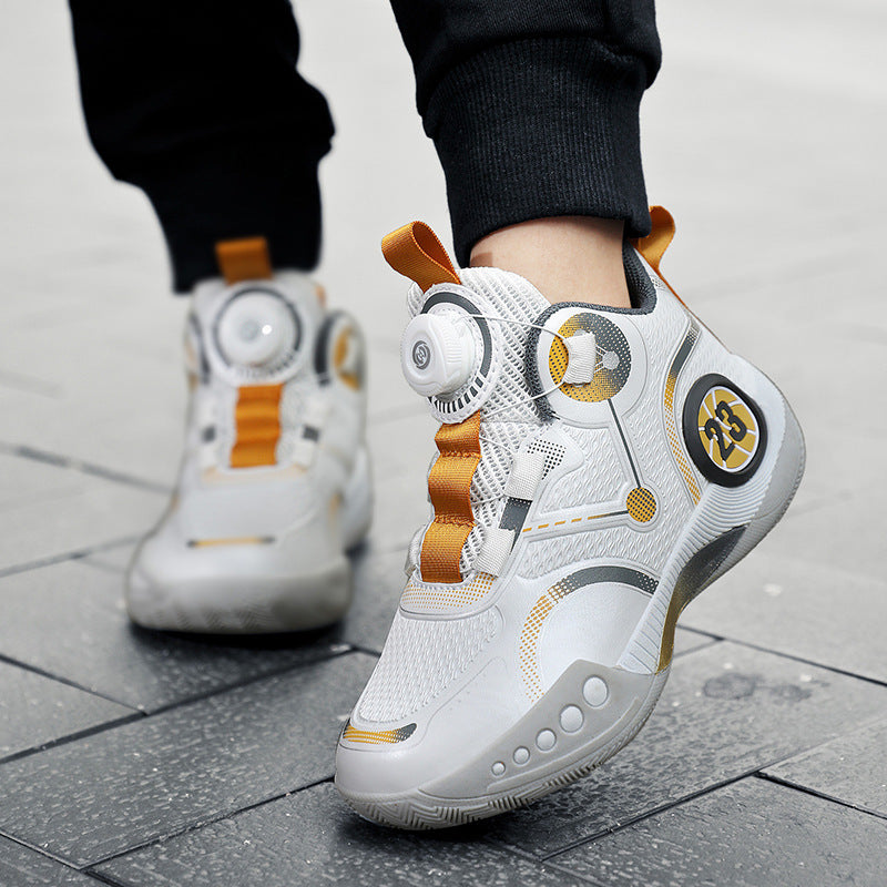 Herren Sportlicher Basketball-Low-Top mit BOA-Verschluss und gedämpfter Cupsohle Drune