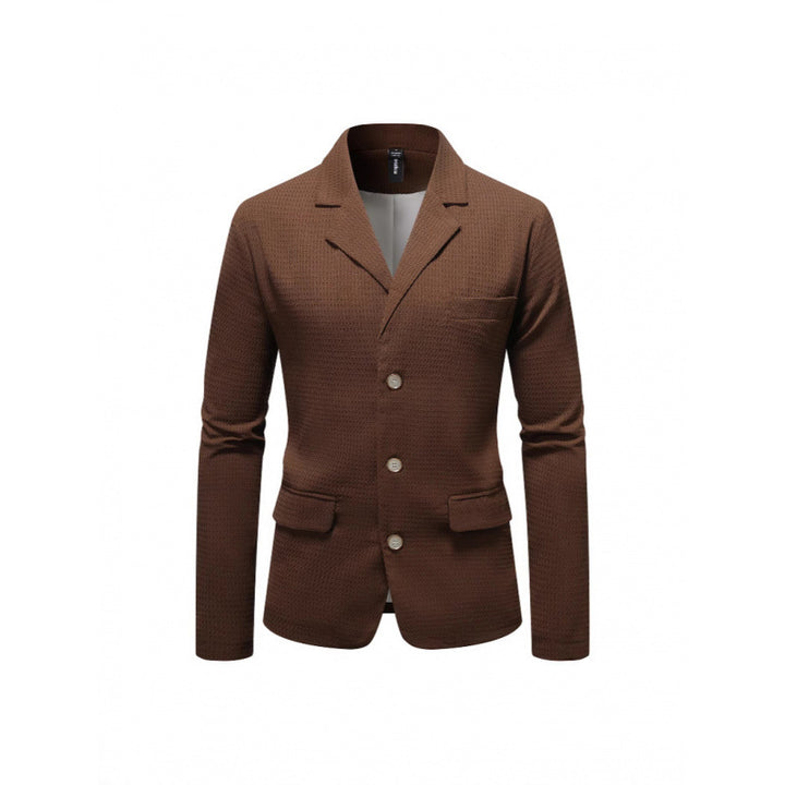Herren eleganter Blazer mit strukturiertem Design und praktischen Taschen Drune