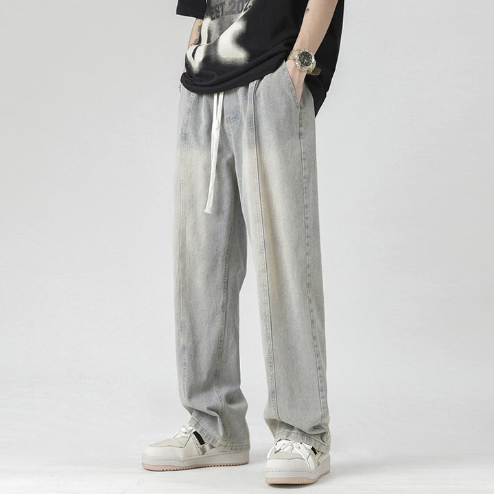 Herren Bequeme Baggy-Jeans Drune