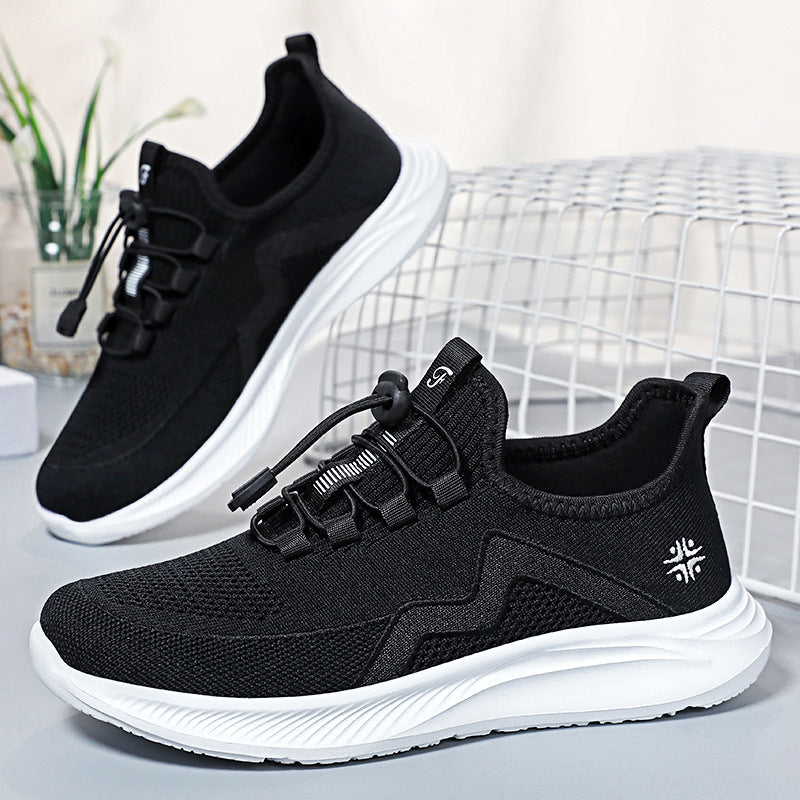 Damen Sportliche Leichtgewicht Sneakers mit elastischem Schnürsystem Drune