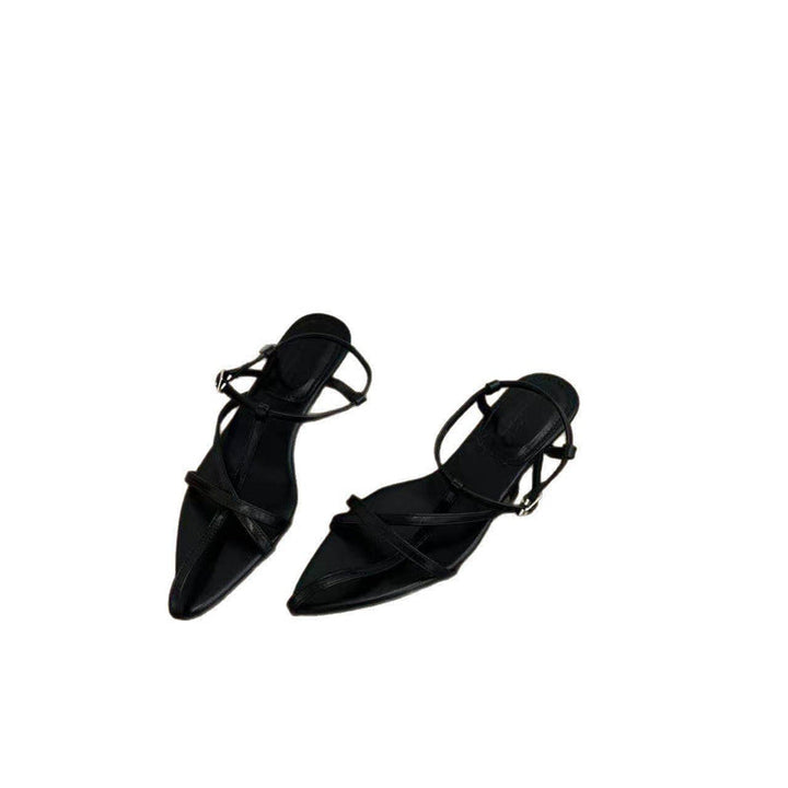 Damen spitze Slingback Sandalen mit elegantem Riemendesign Drune