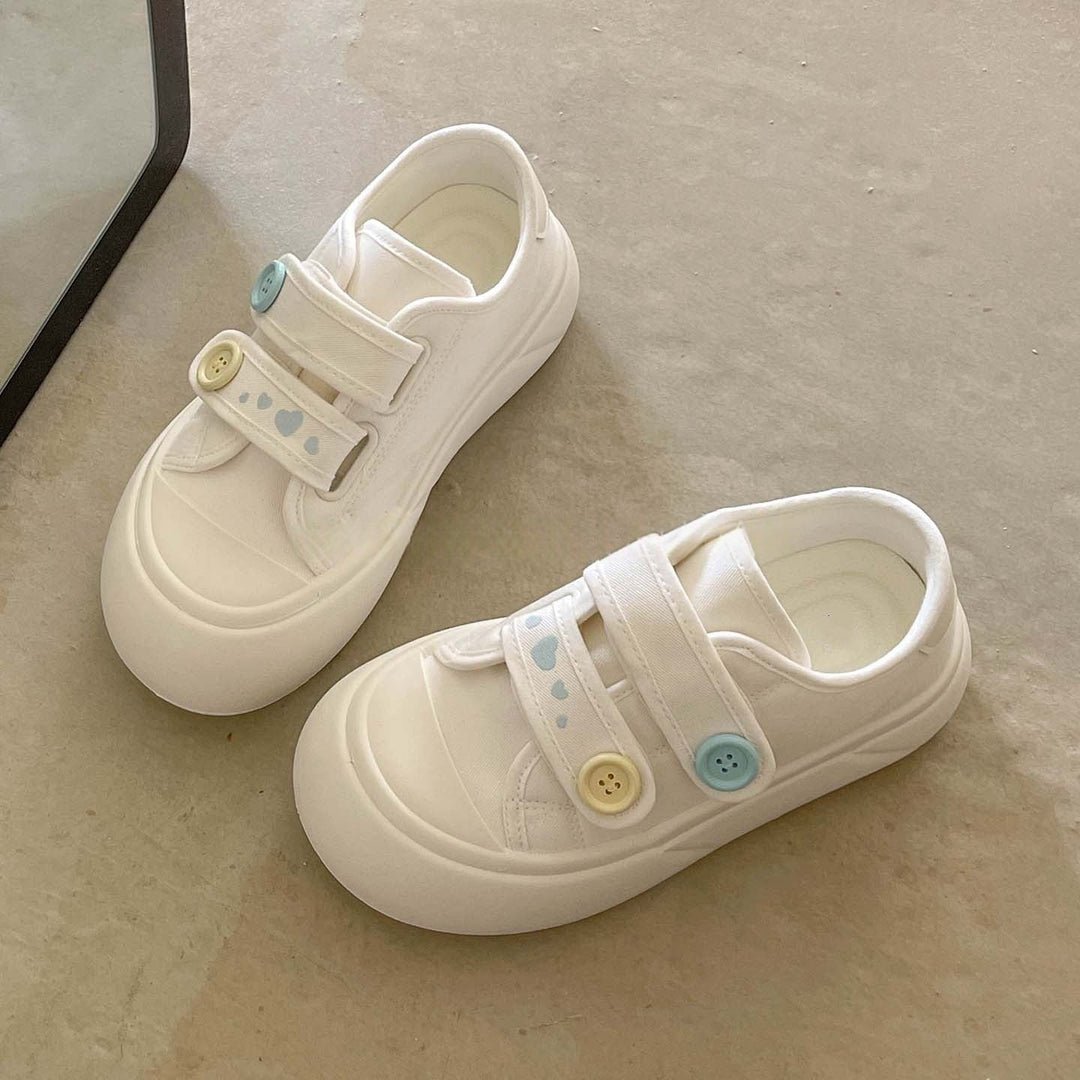 Damen bequeme und verspielte Sneaker mit Klettverschluss von Drune