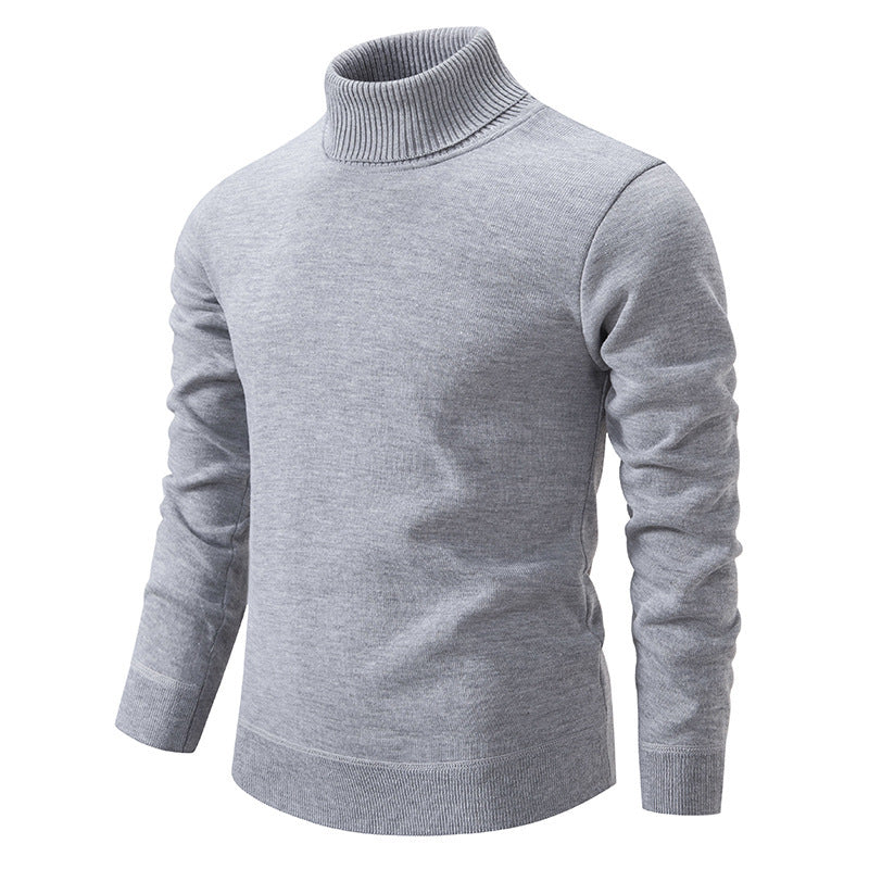 Herren schicker Rollkragenpullover aus hochwertiger Baumwolle Drune