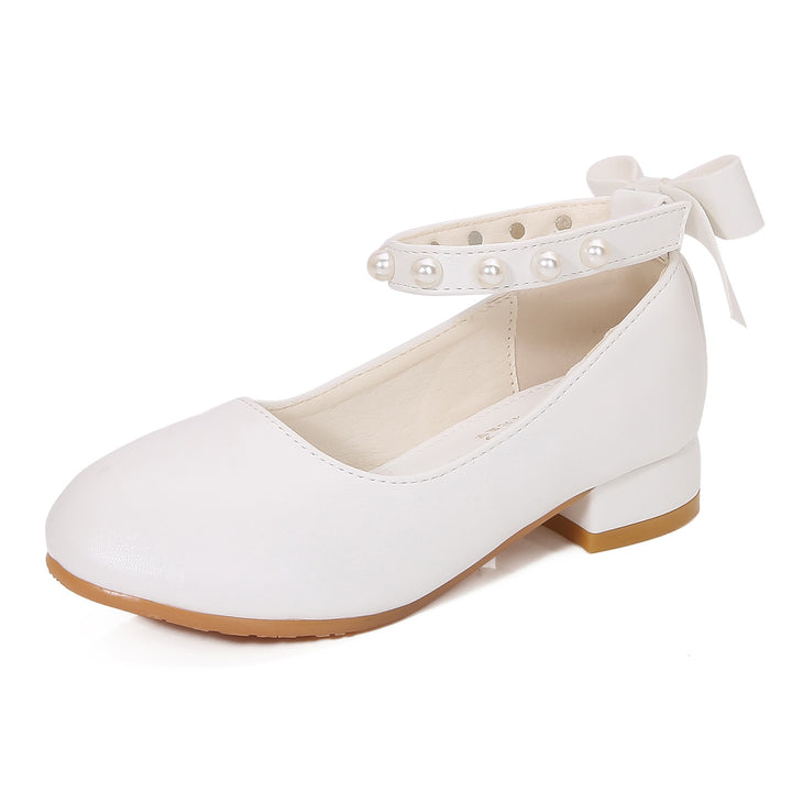 Mädchen Ballerinas mit Perlen- und Schleifenverzierung Drune