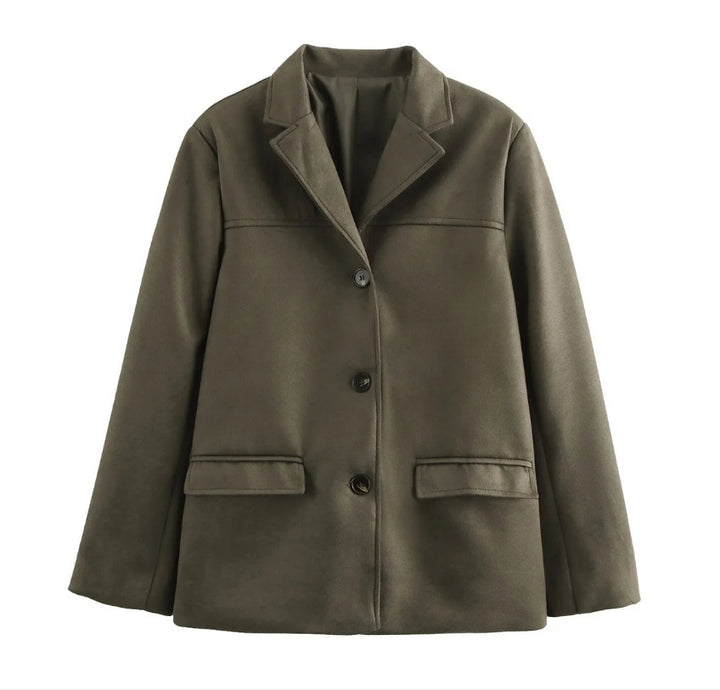 Damen Modische Sakko-Jacke