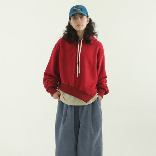 Damen lässiger Kapuzenpullover mit oversized Schnitt Drune