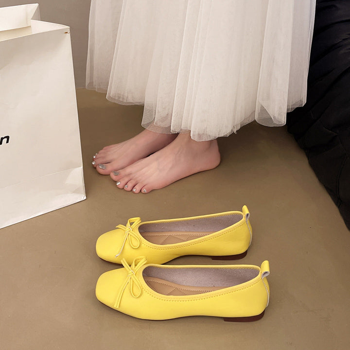 Damen Ballerinas mit süßem Schleifen-Design und komfortabler Sohle Drune
