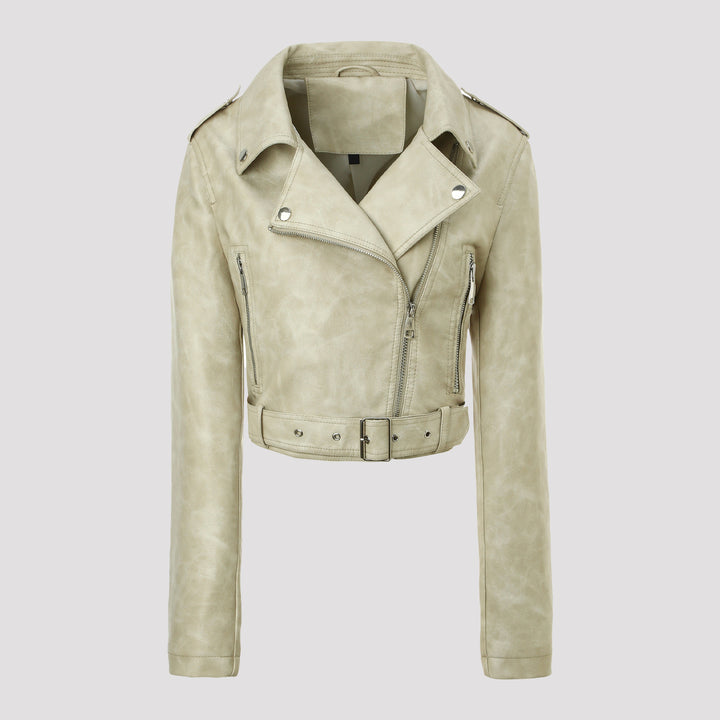 Damen Trendige Bikerjacke Drune