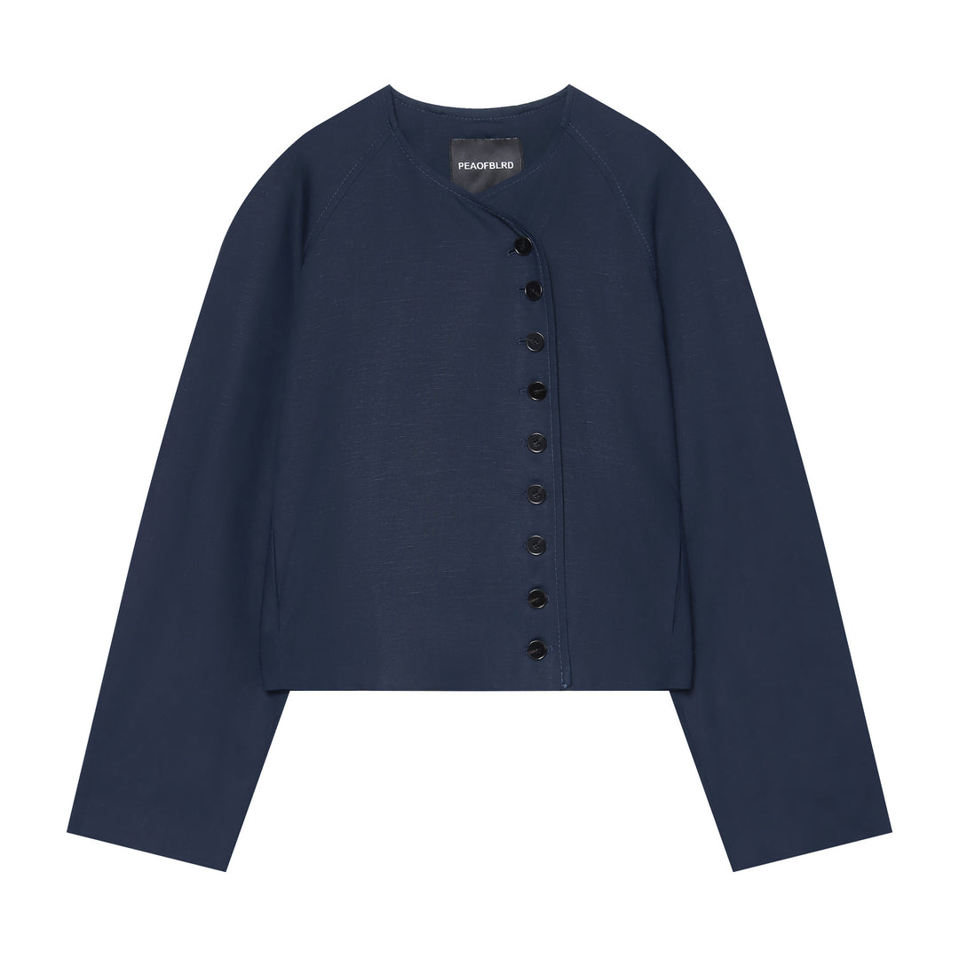 Damen weite High‑Waist Culottehose mit Bundfalten und verdecktem Verschluss Drune
