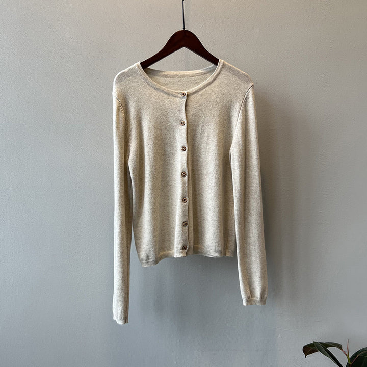 Damen Langarmshirt mit maritimem Streifenmuster und Knopfleiste Drune