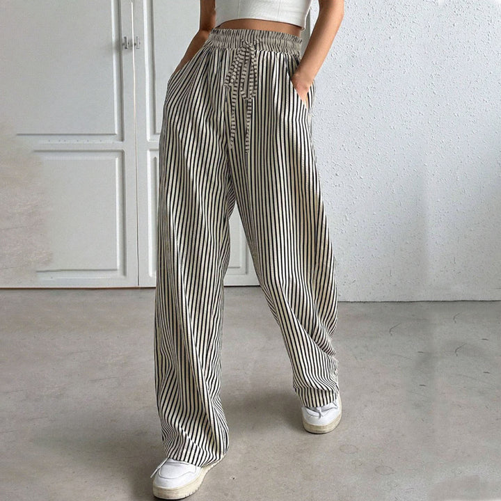 Damen weite Karottenhose Drune