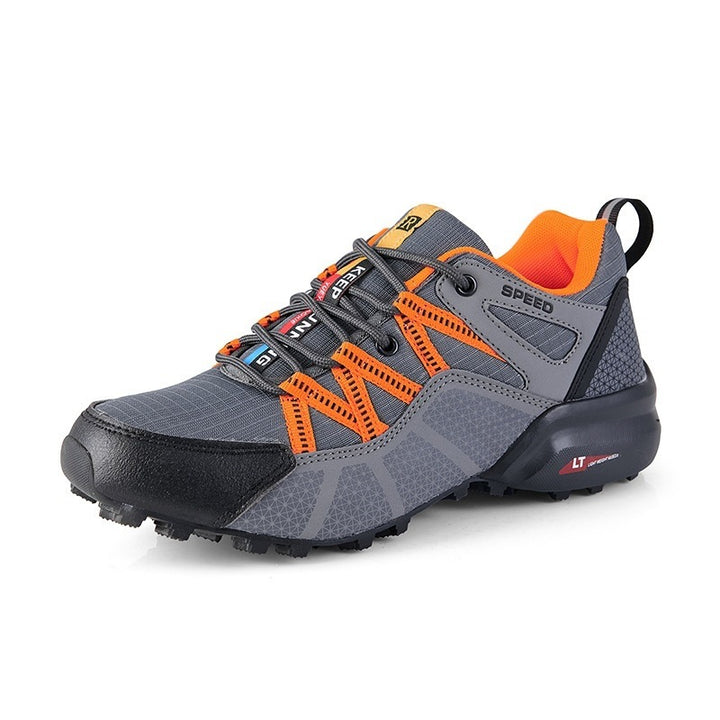 Herren nan robuster Trailrunning- und Outdoor-Sneaker mit griffiger Multiterrain-Profilsohle, verstärkter Zehenkappe und Bungee-Schnürung Drune
