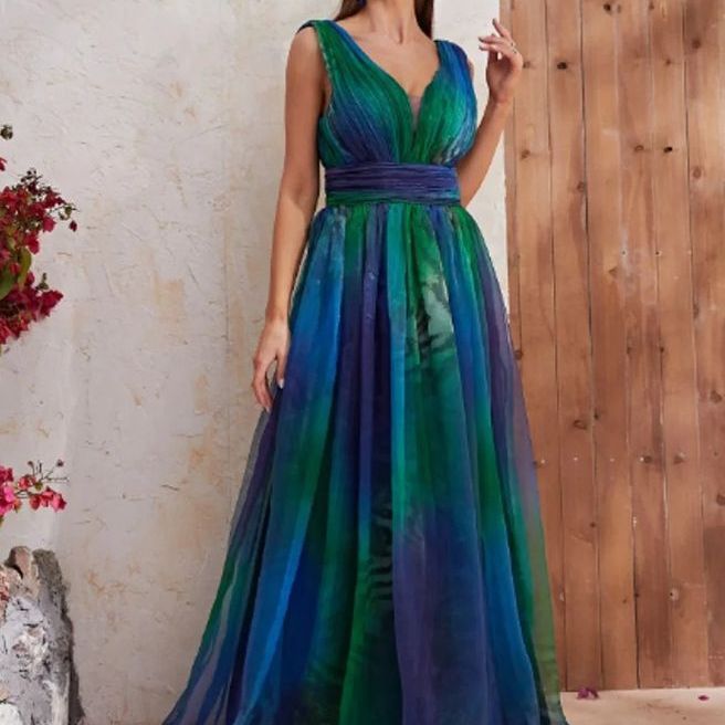 Damen Abendkleid Drune