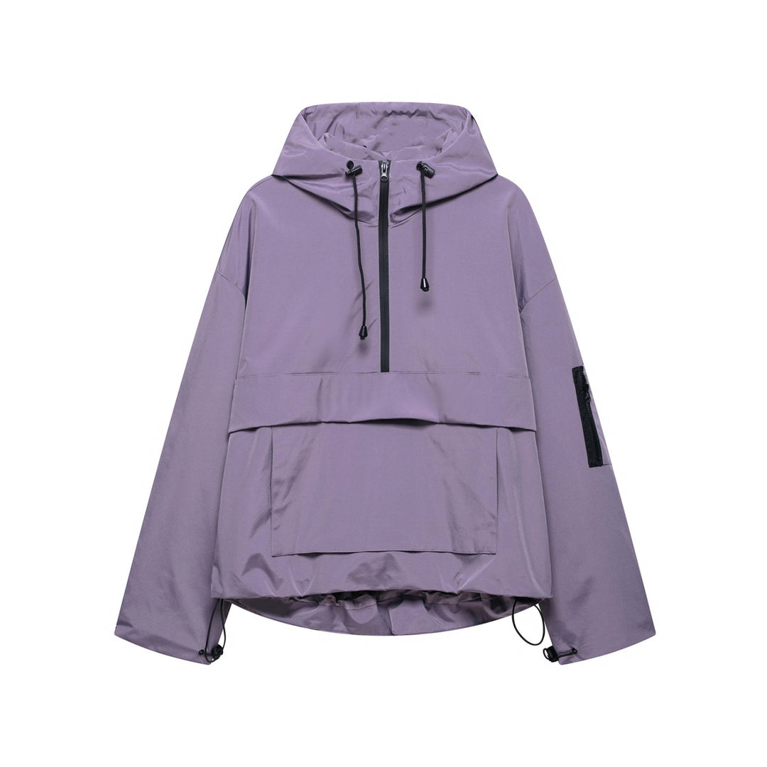 Damen Funktionsjacke mit praktischen Taschen und verstellbarem Bund Drune