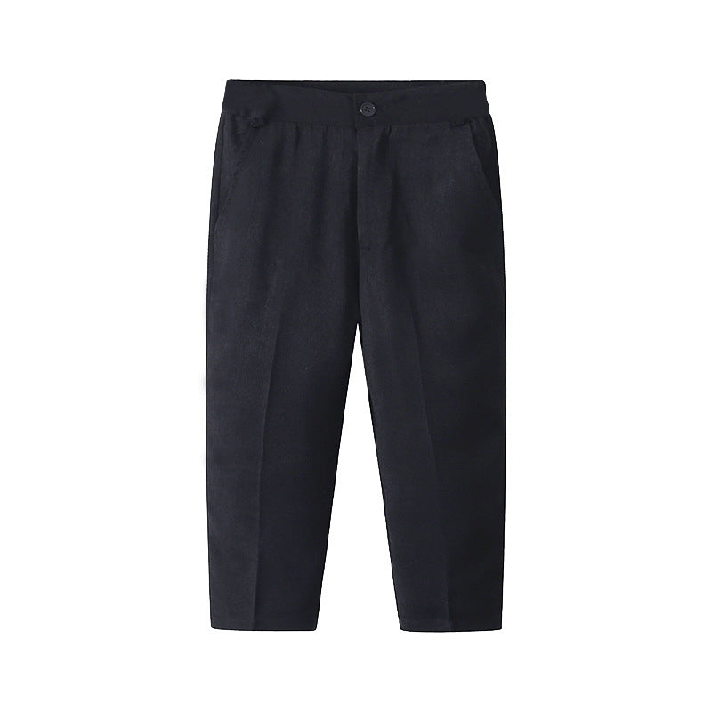 Damen Festlicher Anzug mit Hemd, Hose, Hosenträgern und Fliege Drune