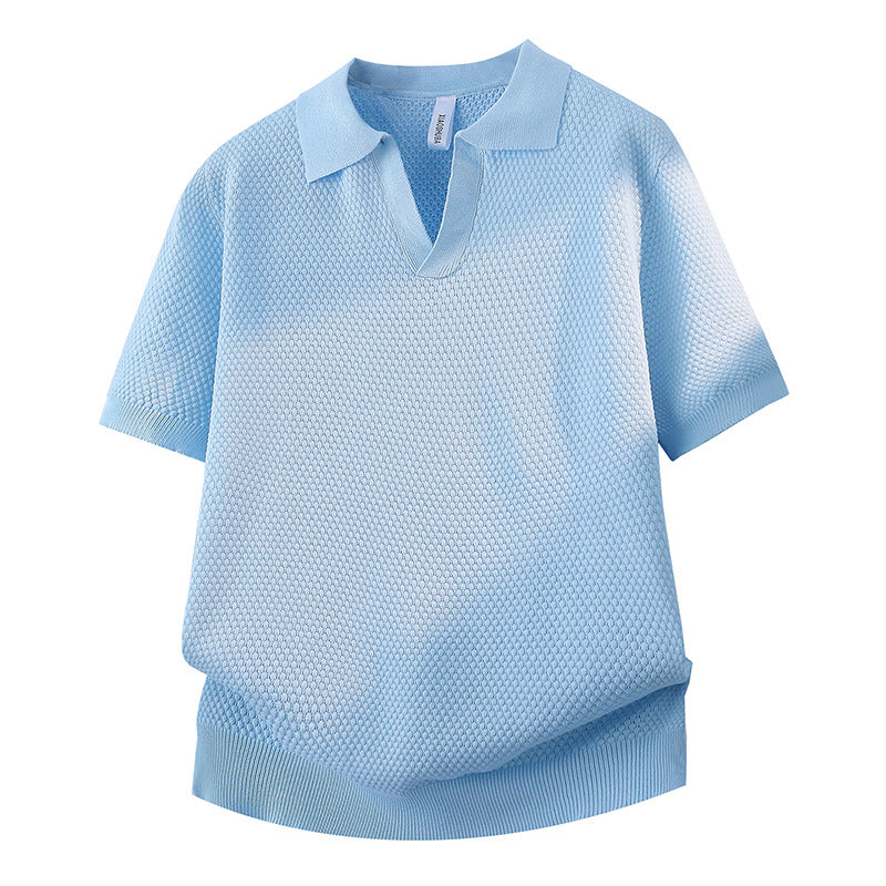 Damen Modisches Strickoberteil mit Halbrohrkragen Drune