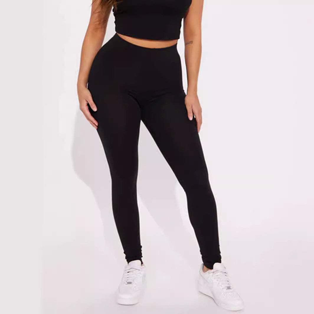 Damen Leggings mit hohem Bund und figurformendem Schnitt Drune
